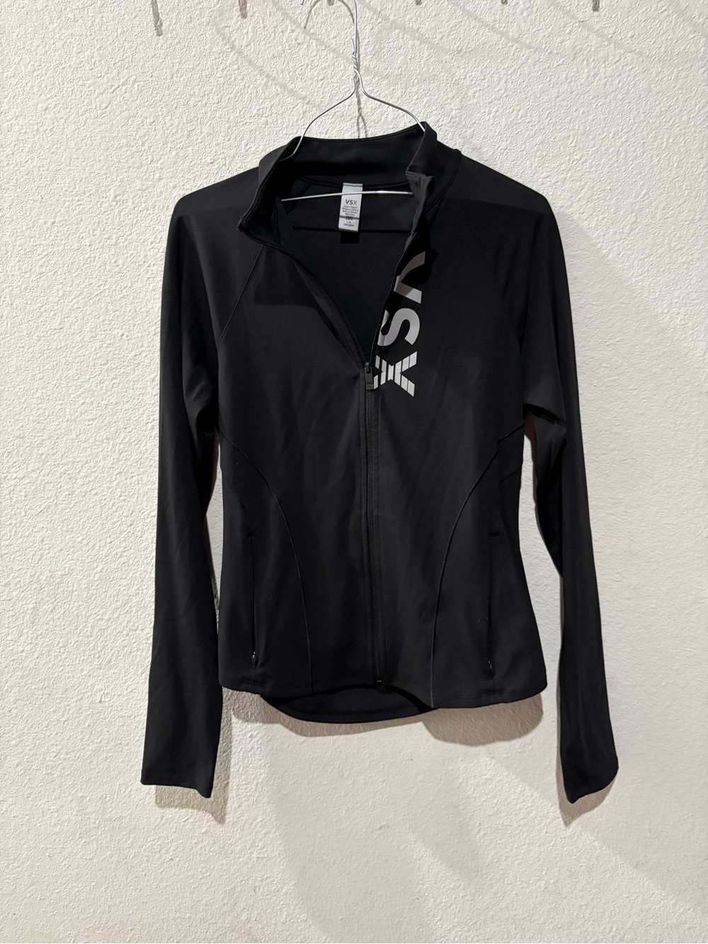 VSX Black Full-Zip Athletic Jacket with Logo